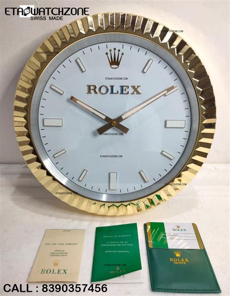 original rolex wall clock